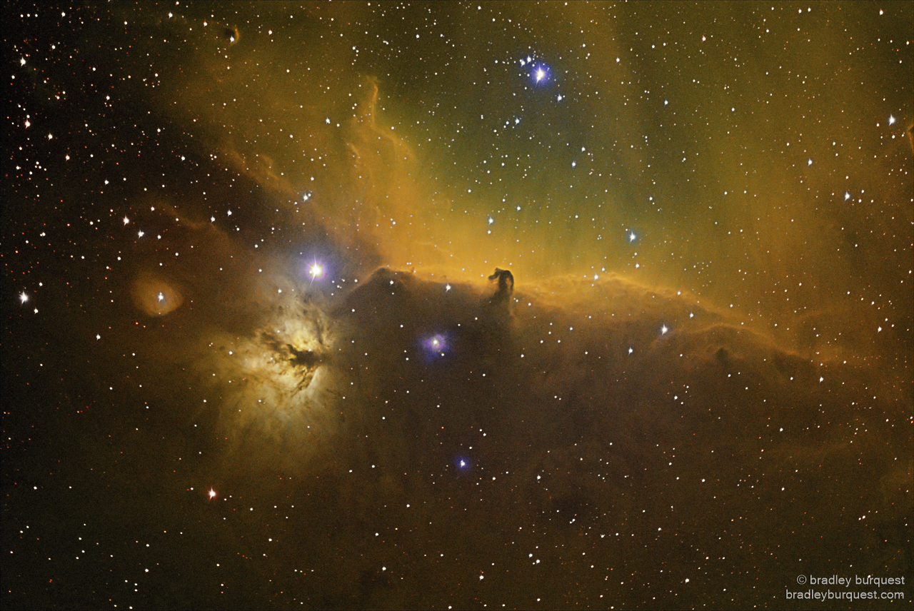 Horsehead Nebula in narrowband